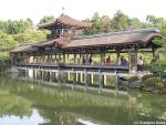Taihei-kaku, a covered bridge of Heian Jingu Shrine.