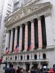 New York Stock Exchange at the Wall Street.