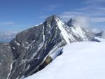 widok na Dom (4545m) ze szczytu Alphubel (4206m n.p.m.)