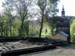 Spalona kilkanaście dni wcześniej, zabytkowa cerkiew w Komańczy... Szkoda.