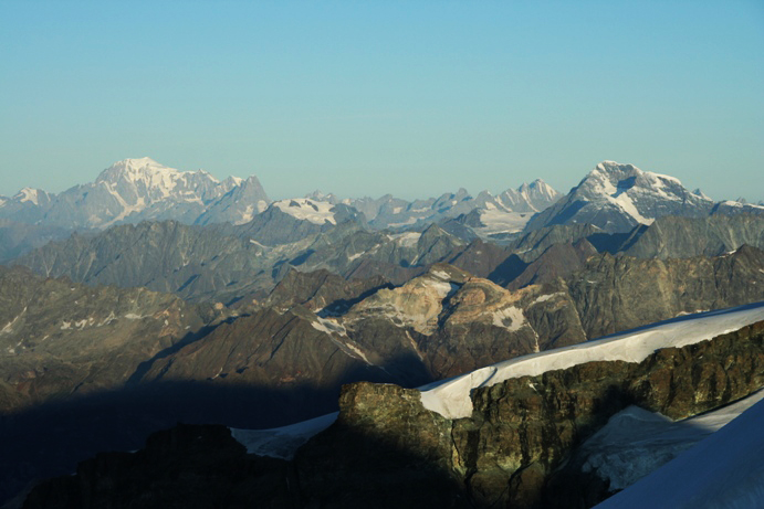 Mont Blanc i Dent d'Herens