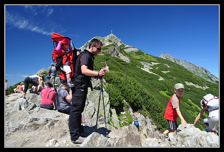 Najmłodszy uczestmik wspinaczki na Giewont