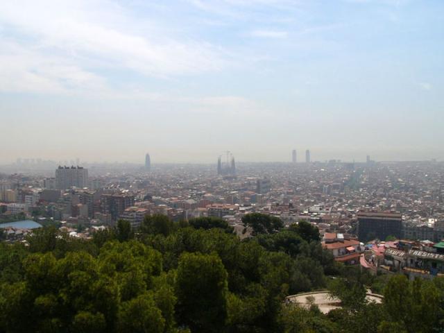 Panorama miasta z Parku Gruel